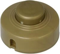 Kopp 191807084 Fu&szlig;tretschalter, 1-polig, 250 V, 2 A, gold