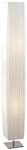 Globo Stehleuchte, wei&szlig;, chrom mit Faltenschirm, Schalter 2 x E27 mA x 40 W, H: 120