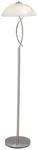 Brilliant Lampe Boston Standleuchte eisen/wei&szlig;-alabaster | 2x D45, E14, geeignet