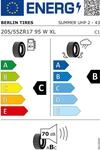 Berlin Tires Summer UHP 2 205/55 ZR17 95W XL - C/B/70dB Sommerreifen (PKW)
