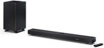 SHARP HT-SBW53121(BK) 3.1.2 Dolby Atmos Soundbar mit kabellosem Subwoofer, 550W,