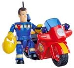 Simba Feuerwehrmann Sam Motorrad mit Figur &ndash; Einsatzfahrzeug mit beweglicher...