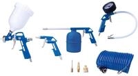 Scheppach Druckluft Zubeh&ouml;r Set 8 teilig f&uuml;r Kompressoren | Farbspritzpistole,
