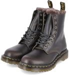 Dr. Martens 41414020 Schn&uuml;rstiefel Glattleder Damen in Dunkelbraun - Gr. 37