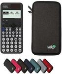Casio fx-810DE CW ClassWiz inkl. WYNGS Schutztasche Dunkelgrau - Wissenschaftlicher