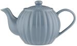 PRICE&KENSINGTON Luxe Steinzeug Teekanne 6 Tassen, Blau gl&auml;nzend, 1,1 L...