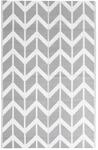 vidaXL Outdoor Teppich Doppellagiges Jacquard-Muster Balkon Terrasse Garten
