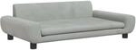 vidaXL Hundebett Hellgrau 100x54x33 cm Samt