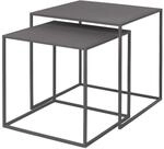 Blomus Set 2 Beistelltische-65985 Steel Gray One Size