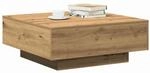 vidaXL Couchtisch Artisan-Eiche 80 x 80 x 31 cm, Wohnzimmer, moderner, robuster