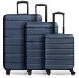 Franky Koffer-Set 3-teilig f&uuml;r Damen und Herren | Reise-Trolleys 51 x 30 x 76...