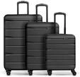 Franky Koffer-Set 3-teilig f&uuml;r Damen und Herren | Reise-Trolleys 51 x 30 x 76 cm aus