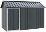 vidaXL Vogelk&auml;fig Anthrazit 215 x 112 x 141 cm Verzinkter Stahl, Anthrazit Garten