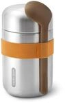 BLACK + BLUM Food Flask Thermobecher 400 ml | Orange | Thermobeh&auml;lter Essen...