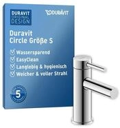 Duravit Circle Waschtischarmatur, Gr&ouml;&szlig;e S (Auslauf H&ouml;he 88 mm), wassersparende