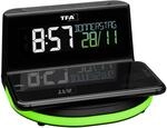 TFA Dostmann Charge-IT Wireless Digitalwecker, 60.2028.01, mit kabelloser Ladestation
