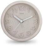Hama Wecker analoger Wecker, ohne Ticken, 1 Weckzeit | Wecker mit Stunden-, Minuten-