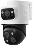 eufy PoE Bullet-PTZ-Kamera S4, 4K UHD, 3-Linsen, 122&deg; Weitwinkel, 360&deg;
