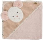 Fehn Kapuzenbadetuch Maus &ndash; Bade-Poncho aus Frottee mit Kapuze und Maus Motiv &ndash;
