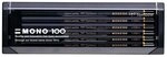 Tombow Bleistift MONO 100 HB, 12er-Set, hochwertige Graphitmine mit hoher Dichte,