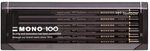 Tombow Bleistift MONO 100 8H, 12er-Set, hochwertige Graphitmine mit hoher Dichte,