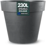 Kreher XXL Pflanztopf/Pflanzk&uuml;bel rund mit 79 cm / 58 cm Durchmesser,...