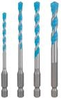EXPERT HEX-9 Multi Construction Drill Bit 4pc set 4/5/6/8mm