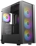 ANTEC AX65 ARGB PC Geh&auml;use Midi Tower Gaming ATX, schwarz