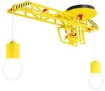 Elobra Deckenlampe Kinderzimmer "Herkules", gelb, Echtholz, 60 x 20 x 20 cm,