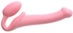 Strap-On-Me Semi-Realistischer biegsamer Umschnalldildo, Rosa, One Size