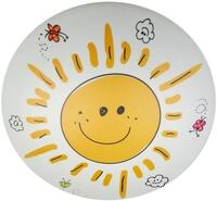 Niermann Standby Kunststoff Deckenleuchte"Sunny" 681,Gelb, Mehrfarbig, Wei&szlig;