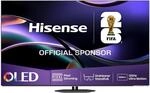 Hisense 65A85Q 164cm (65 Zoll) Fernseher, 4K UHD OLED Smart TV,120Hz, HDMI 2.1, Game