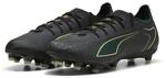 PUMA Erwachsene Ultra 6 PRO FG/AG Fu&szlig;ballschuhe 44, Black Fizzy Light Green...