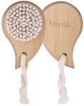 Niyok Gesichtsb&uuml;rste aus Holz &bull; Reinigung & Peeling B&uuml;rste f&uuml;r Gesicht &bull;