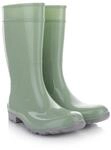 LEMIGO Damen Gummistiefel Wasserdicht Hohe Regenstiefel Gartenschuhe 967 Ilse...