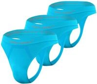sesto senso Herren Nahtlos String Sexy Thong 3 Pack G-Strings Tanga L/XL T&uuml;rkis