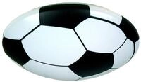 Niermann Standby Deckenleuchte Fu&szlig;ball, mit sto&szlig;fester Abdeckung, &Oslash; 36cm,...