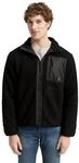 TOM TAILOR Denim Herren Teddyjacke mit Stehkragen