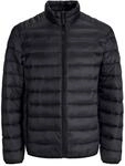 JACK & JONES Herren Jjebradley Light Puffer Collar Noos, Black, m