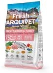 Arquivet Frischer Lachs und Truthahn 2,5 kg Halbfeuchtfutter f&uuml;r Hunde mit Lachs und
