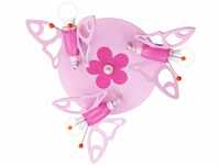 Elobra Deckenlampe Kinderzimmer 'Schmetterling' | hochwertige Kinderzimmerlampe für