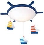 Niermann Standby 633 Deckenleuchte Steuerrad/Segelschiffe, 52 x 52 x 8 cm, 1x...