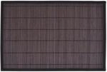 vidaXL 6 Platzdeckchen Bambus Platzdecke Platzset Tischmatte 30x45cm Dunkelbraun
