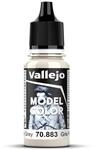 Vallejo Model Color Acrylfarbe Grau (Silbergrau) Matt, 18 ml. Autonivellierend und