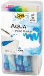 KREUL 18195 - Solo Goya Aqua Paint Marker Powerpack XXL, Set mit 17 Farben und einem