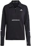 adidas Adi365 Warm Half-Zip Laufshirt Damen schwarz - Black M