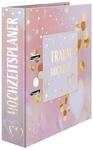 HERMA Hochzeitsordner A4 Rosa Gold, 6 cm breit, Hochzeitsplaner Ordner mit Register