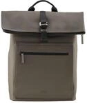 JOST Laptoprucksack Freizeitrucksack mit Laptopfach Halmstad Courier Backpack Olive