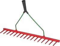 IDEAL-Kunststoffrechen einseitig mit Kante | Zusammenrechen von Grasschnitt und...