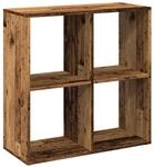 vidaXL Raumteiler B&uuml;cherregal, Standregal Raumtrenner f&uuml;r Wohnzimmer Schlafzimmer